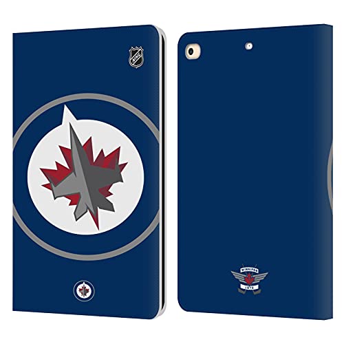 Protection Winnipeg Jets iPad 9.7 étui portefeuille cuir Apple 2018