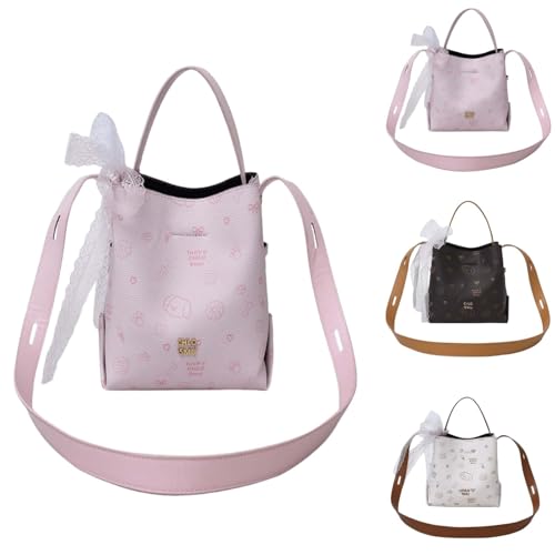 Crossbody Bags for Women Trendy Purse for Ladies Shoulder Sling Tote Handbags Cute Dog Print Butterfly Bow Fashion