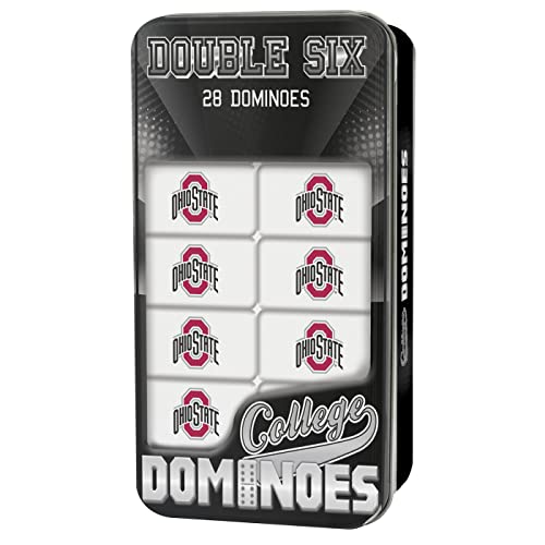 Juego de dominó Masterpieces NCAA Ohio State 28 piezas
