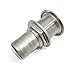 keehui 316 Stainless Steel Standard Length Thru-Hull Fitting w/Nut & Gasket for (1-1/4in ID)