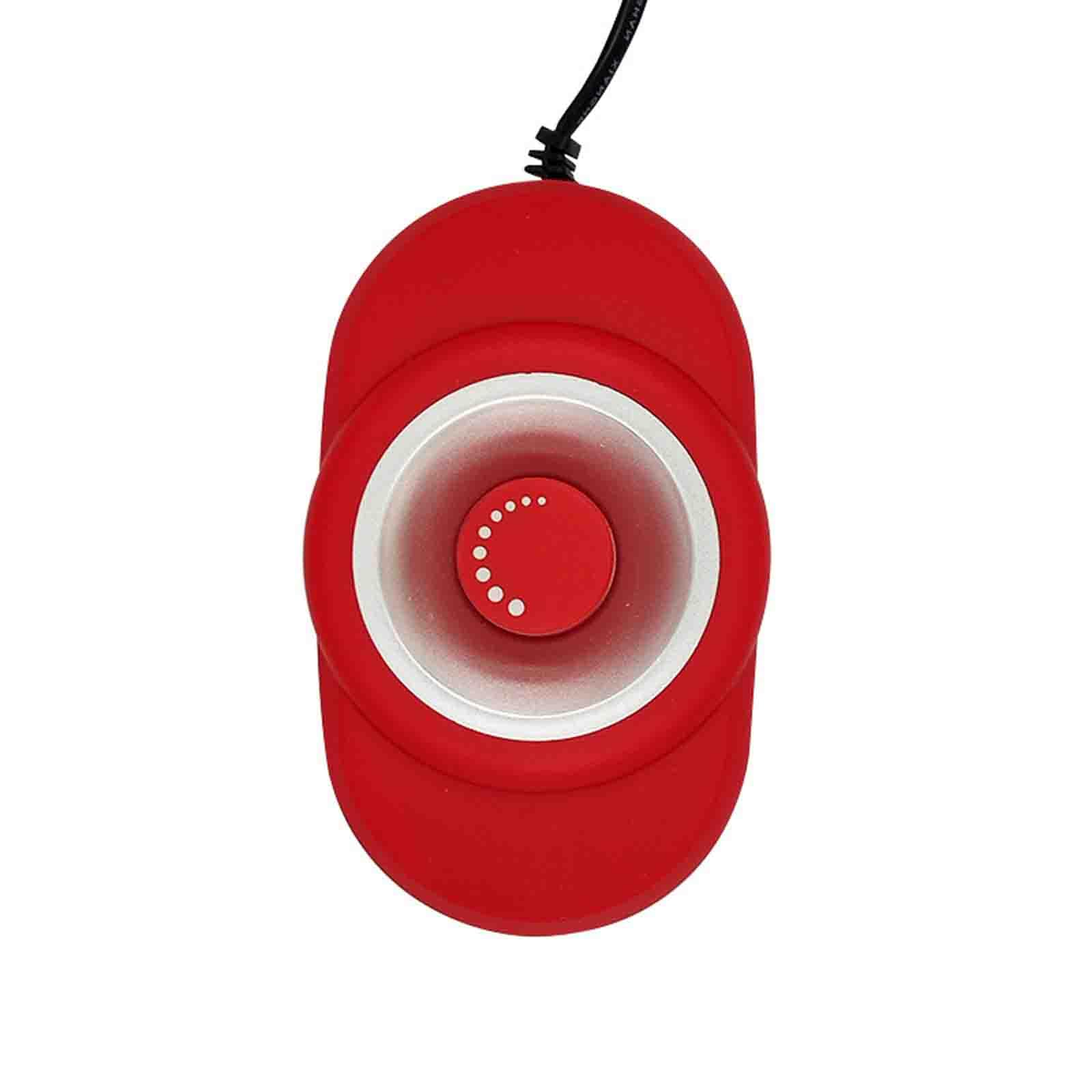 JUSHZ Pompe d'Aria Pompa Acqua Pompa Acquario Ossigenatore Acquario Aeratore Mini Giardino Silenzioso per Laghetto per Pesci Silenzioso Piccolo (6w,Red)