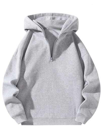 The Modern Soul Half Zipper Solid Hoodie for Men | Sweatshirt for Men - Review, Price and Buying Guide