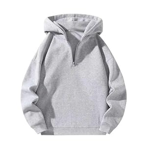 The Modern Soul Half Zipper Solid Hoodie for Men | Sweatshirt for Men