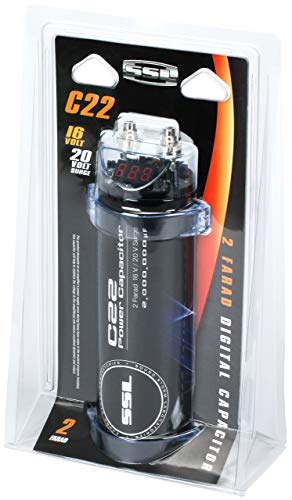 Sound Storm C22 2 Farad Car Capacitor For Energy Storage To Enhance Bass Demand From Audio System #TOP4