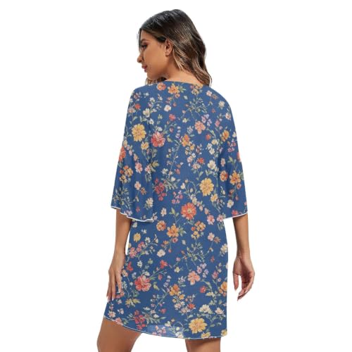 Robe décontractée en mousseline de soie légère contre la chaleur - 2
