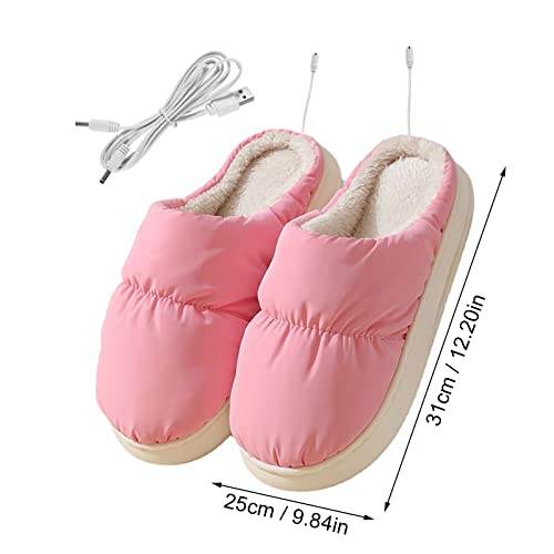 Chaussons chauffants USB coussin chauffant pieds électriques