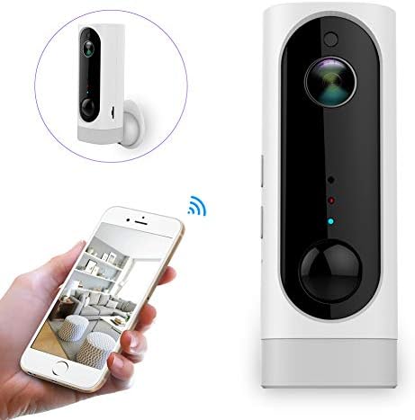 Home Camera Wireless Security Camera Battery Powered IP Camera Outdoor/Indoor HD Wire-Free Night Vision PIR Motion Detection 2-Way Audio Record Video for Baby/Elder/Pet/Nanny Cam Monitor 720P