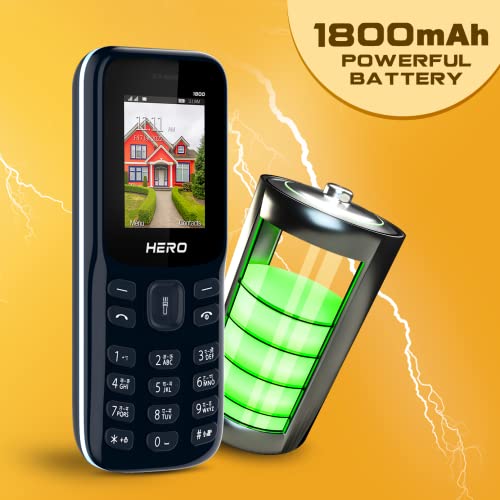 Image of Lava Hero 1800 (Mint Green), Keypad Mobile with Powerful 1800 mAh Battery, Strong and Sturdy Body, Bluetooth Support, Sleek and Stylish Design