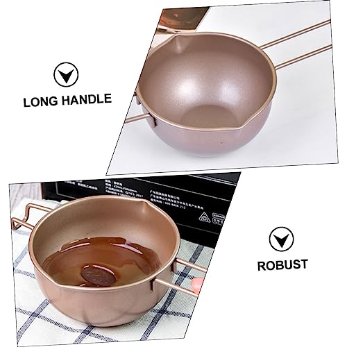 Olla para derretir chocolate de acero carbon marrón miniatura 7