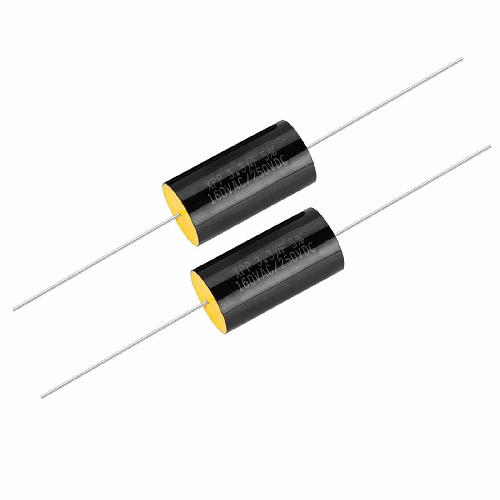 Topiky Distributore di frequenza Filtro Crossover Crossover Altoparlante Hi-Fi capacità condensatore 2PCS(3.3uF)