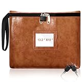 Design de grande capacité : le sac de notaire a une grande capacité, avec des emplacements pour cartes en cuir de la même couleur à l'extérieur du sac, une couche intermédiaire en EVA à l'intérieur du sac pour améliorer la dureté, et une poche zippée à l'intérieur, ce qui peut vous aider à ranger facilement toutes les fournitures de notaire et les documents lettres pour répondre à vos besoins quotidiens.