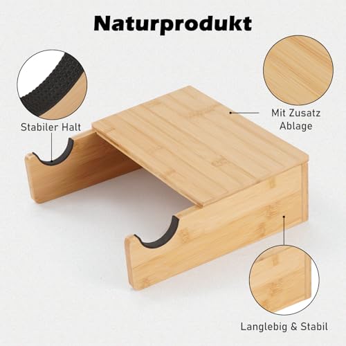 Wandhalterung Fahrrad Holz - Fahrrad Wandhalterung aus Bambus - Rennrad Wandhalter - Fahrradhalterung Wand - Bike Wall Mount - Fahrrad Aufhänger - Fahrradwandhalterungen