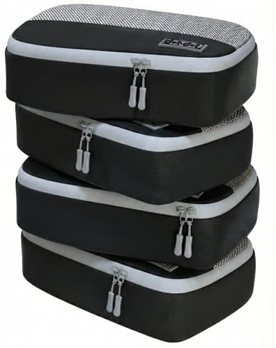 4pc Small Packing Cubes for Travel - Luggage Packing Organizers