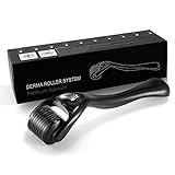 Dermaroller,Bartroller, 0,5mm Microneedling Roller zur Behandlung von Haarausfall, Gesichtshautpflege, Anti-Aging, Anti-Falten, Narbenentfernung, Porenverkleinerung