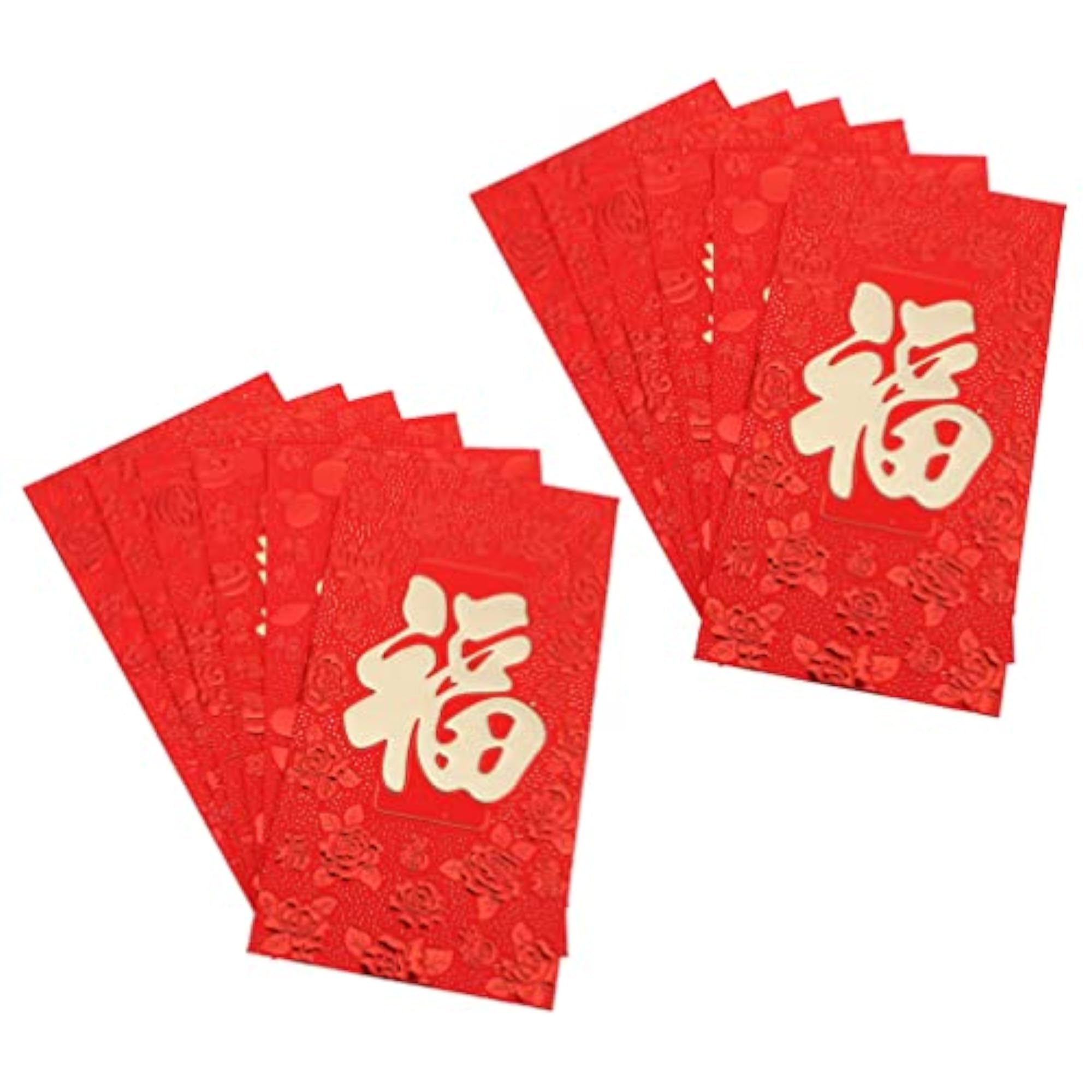 60pcs Chinese New Year Red Envelopes for 2022 Spring Festival