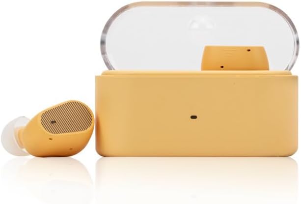 Moondrop Pudding TWS Earphone True Wireless Stereo ANC AI ENC LHDC-V 10mm Dynamic Driver Interactive DSP Bluetooth 6.0 Music Game Dual Mode (Yellow) - Amazon product rated Grade B