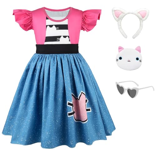 Vestido Cat Element con Accesorios para Niñas miniatura 1