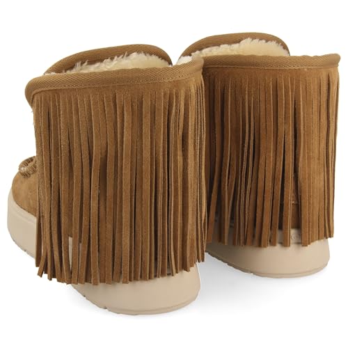 Bottes australiennes à franges Gioseppo Schilde en cuir chaud