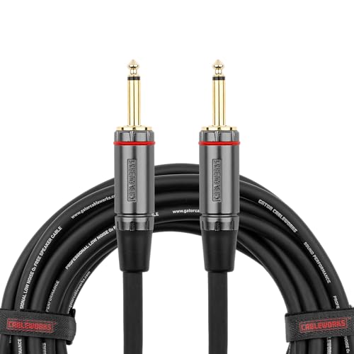 Cableworks By Gator Cases Headliner Series Premium 10 Foot TS Speaker Cable, (GCWH-SPK-10)