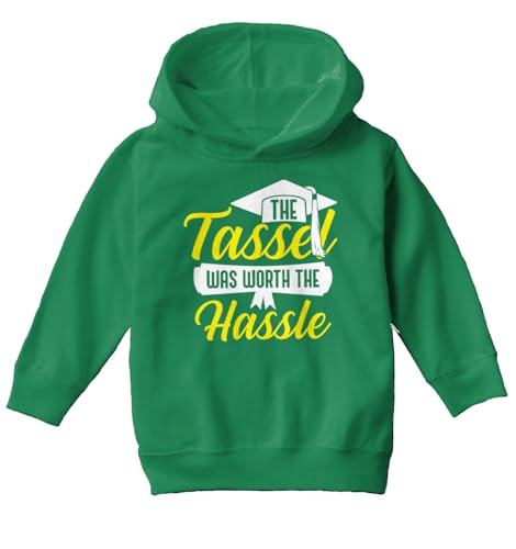 Haase Unlimited The Tassel Was Worth The Hassle - Grad Toddler/Youth Fleece Hoodie