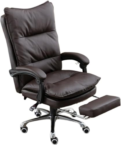 Silla de trabajo ejecutiva, silla de escritorio ergonómica con ruedas de goma para un asiento cómodo