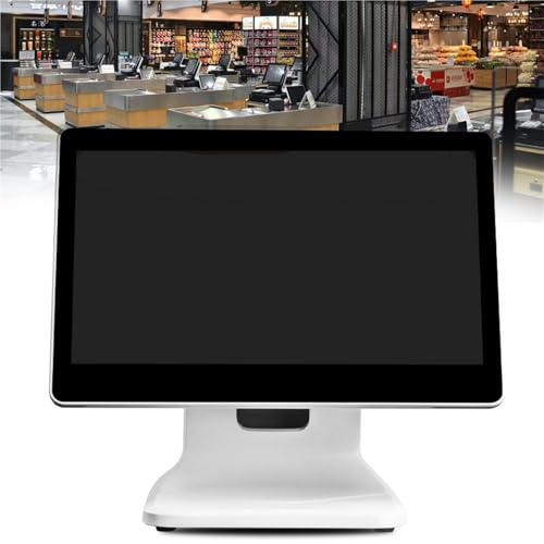 Image of 15.6 Inch Touch Screen PC POS for Small Business, All in One Smart Touch Screen Cash Register POS, for Retail, Restaurant, Retail, Cafe, Club