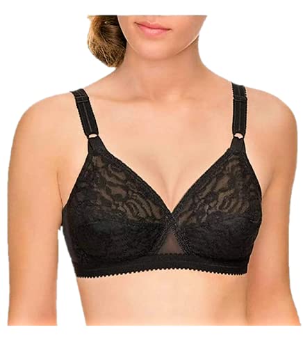 Soutien-gorge Playtex sans armatures noir 100B classique Art 165