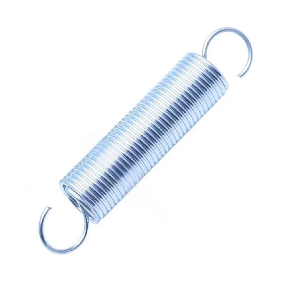 1pc Extension Spring Zinc Plated, Wire Diameter 1.8mm Open Hook Extension Spring, S-Hook Zinc Plated Extension Spring(110MM*18MM)