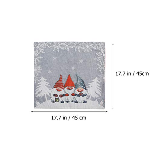 HEALLILY 2 Peças de Almofadas de Natal para Boneco de Neve de Inverno Papai Noel para Casa Fronhas Q