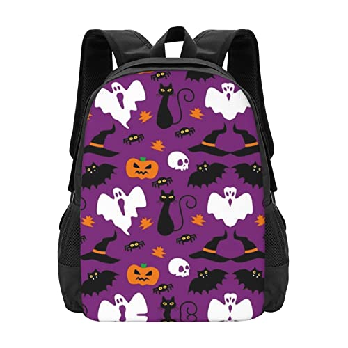 Sac à dos décontracté imperméable pour ordinateur et cours motif fleurs