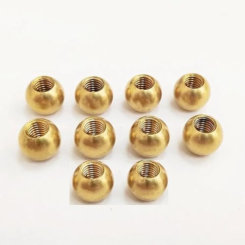 10 Pack Brass Ball Coolant Nozzles, Coolant Nozzle for Milling Machines Jewelry Carving Machine Tools Stone Bending Machines High-Pressure Cutting Oil Cooling Nozzle 10pcs 16MM-M6
