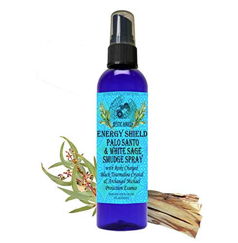 Energy Shield Palo Santo & White Sage Smudge Spray (4 oz.) with