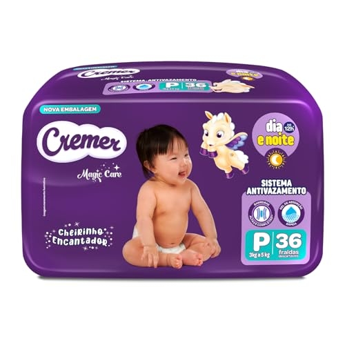 Fralda Cremer Econômica P 36 Unidades