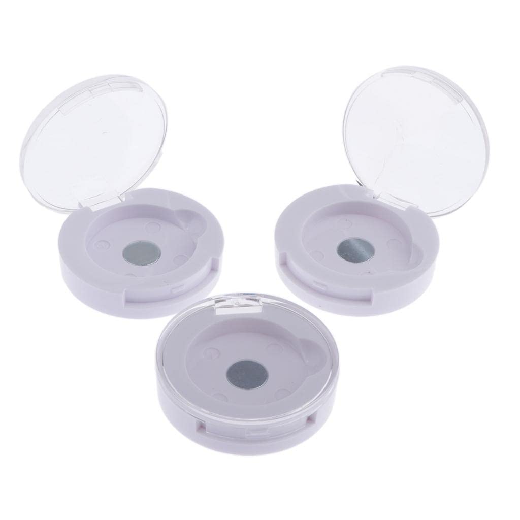 CLUB BOLLYWOOD® 3 Pcs Round Empty Makeup Eyeshadow Palette Blush Lip Gloss Powder DIY Case| Other Makeup Tools & Accs| Other Makeup Tools & Accs| Other Makeup Tools & Accs|3 Pcs Empty Makeup Case-image-42