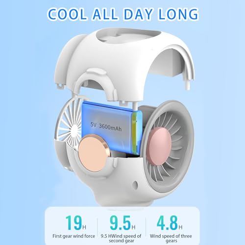 Ventilateur pour poussette USB pour éviter les coups de chaud - 8