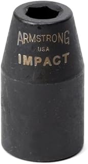 Armstrong 47-015 15mm, 6 Point, 1/2-Inch Drive Metric Standard Impact Socket