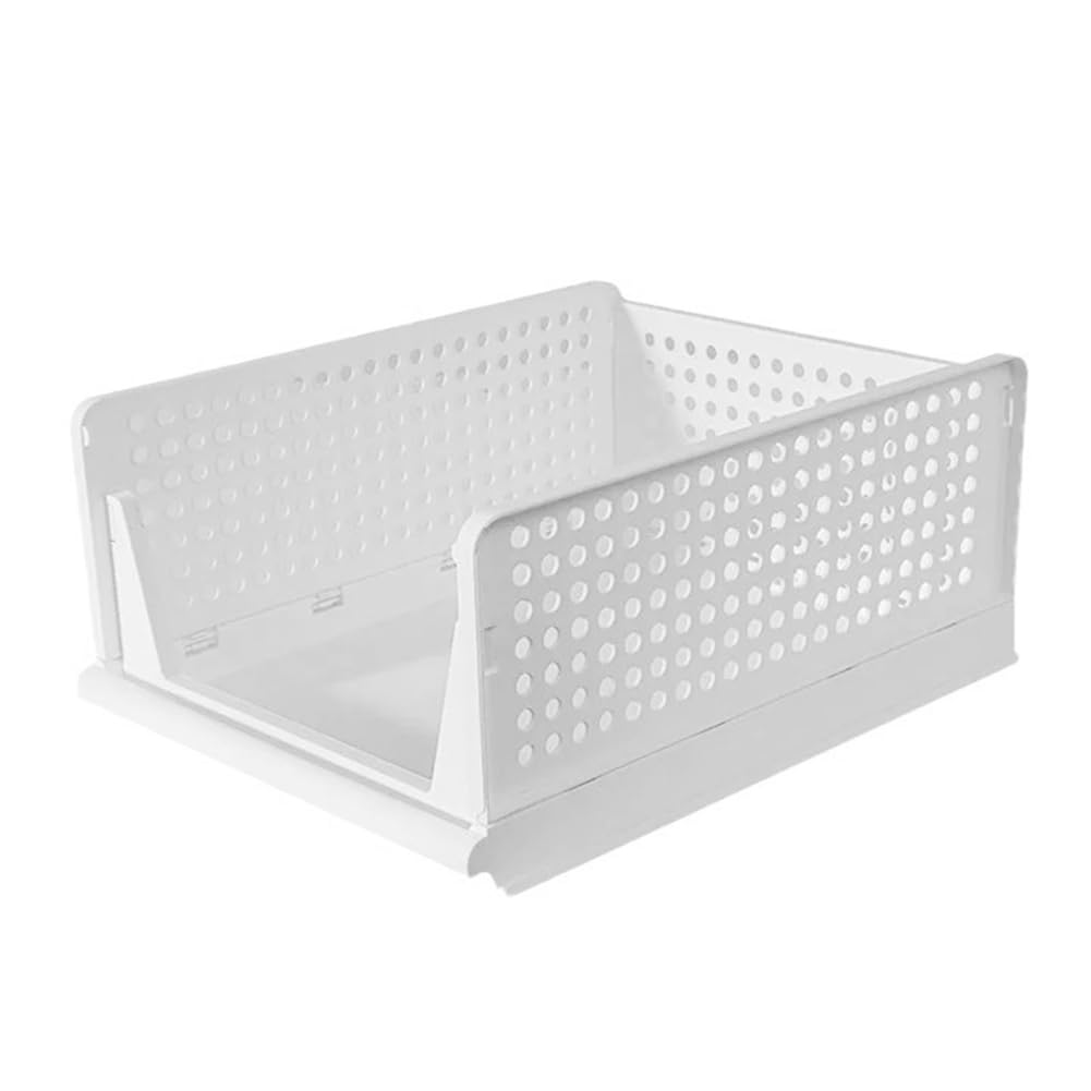 CTRLZS Stackable Wardrobe Storage Box Drawer Storage Box Clothing Multi-Function Foldable