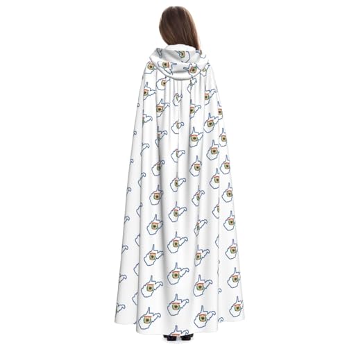 Cape médiévale à capuche pour festivals de cosplay et soirées