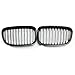Viviance Par Brillo Negro Frontal Coche Parrilla para BMW F20 F21 1 Serie 2011-2014