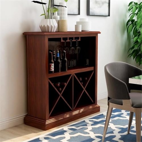 BOWERY HILL Soporte Tradicional para Botellas de Vino 39" W x 15" D x 40.75" H miniatura 2