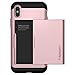 Spigen Slim Armor CS Designed for iPhone Xs Case (2018) / Designed for iPhone X Case (2017) - Rose Gold