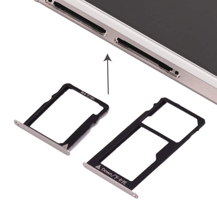for Huawei Honor 5X / GR5 Micro SIM Card Tray + Nano SIM & Micro SD Card Tray
