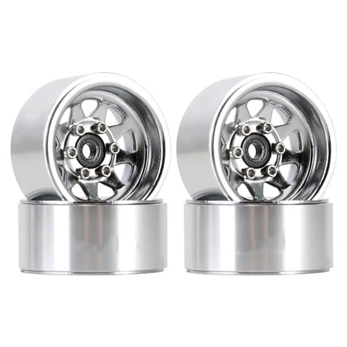 Jante 1.0 Beadlock déport négatif acier embouti pour SCX24 et TRX4M RC
