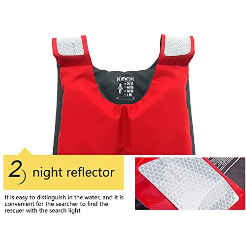 Volwassenen Waterdicht Sport Reddingsvest Vest, Float Zwemmen Drijfhulpmiddel Surfen Vest Safty Outdoor Vissen Reddingsvesten met Verstelbare Gesp Duiken Water Sport - Image 5