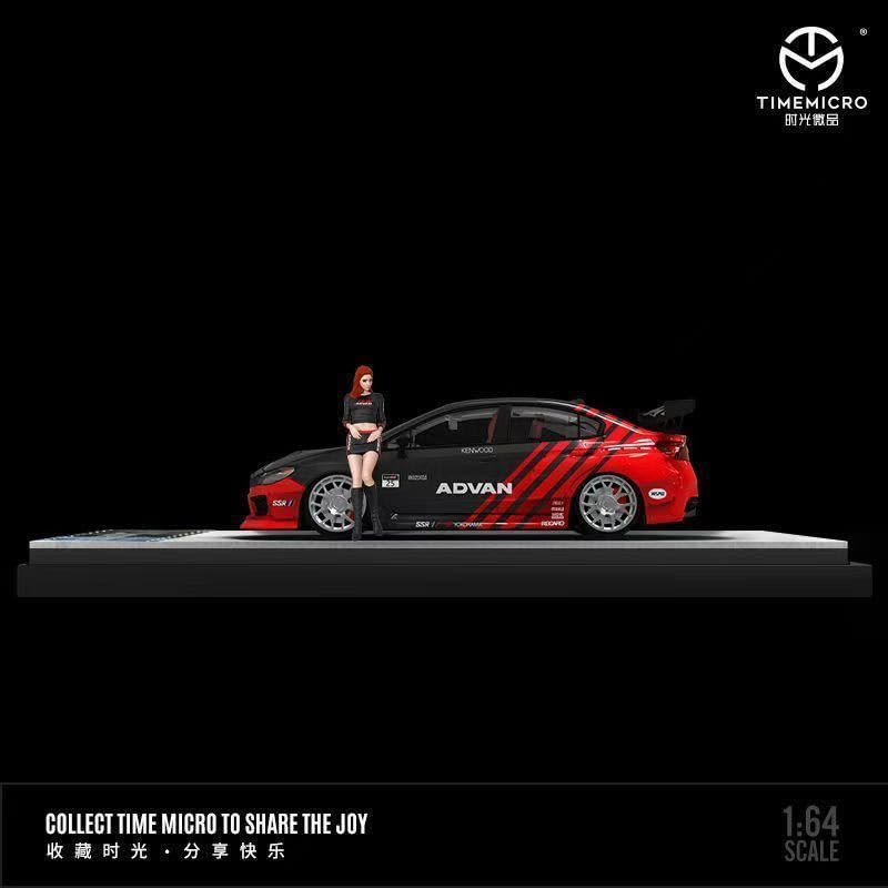 1/64 timemicro シビック アドバン仕様　フィギュア付属 Amazon | 1/64 timemicro subaru スバル WRX STI advan アドバン