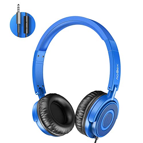 Vogek - Auriculares in-Ear sin Control de Volumen, Color Azul