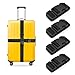 4 Stück Koffergurt Set, Verstellbare Kofferband mit Adressschild Koffergurt Kofferband Gepäckband Sicher Reisen Koffer Kofferbänder Gepäckgurte Kreuz Sicherheitsgurt Luggage Strap (Schwarz) ck Sicherheitsgurt günstig Kaufen-4 Stück Koffergurt Set, Verstellbare Kofferband mit Adressschild Koffergurt Kofferband Gepäckband Sicher Reisen Koffer Kofferbänder Gepäckgurte Kreuz Sicherheitsgurt Luggage Strap (Schwarz)