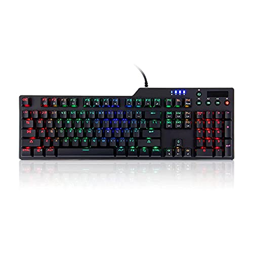 Teclado Mecánico XIXIDIAN con Luz RGB y Conexión USB