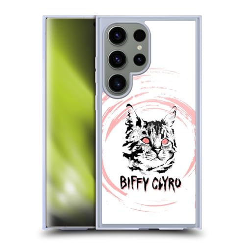Coque Gel Biffy Clyro Chat pour Samsung Galaxy S24 Ultra Compatible MagSafe Protection Militaire