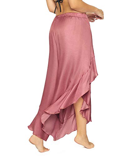 PilyQ Dusty Rose Ruffle TIE Pant2